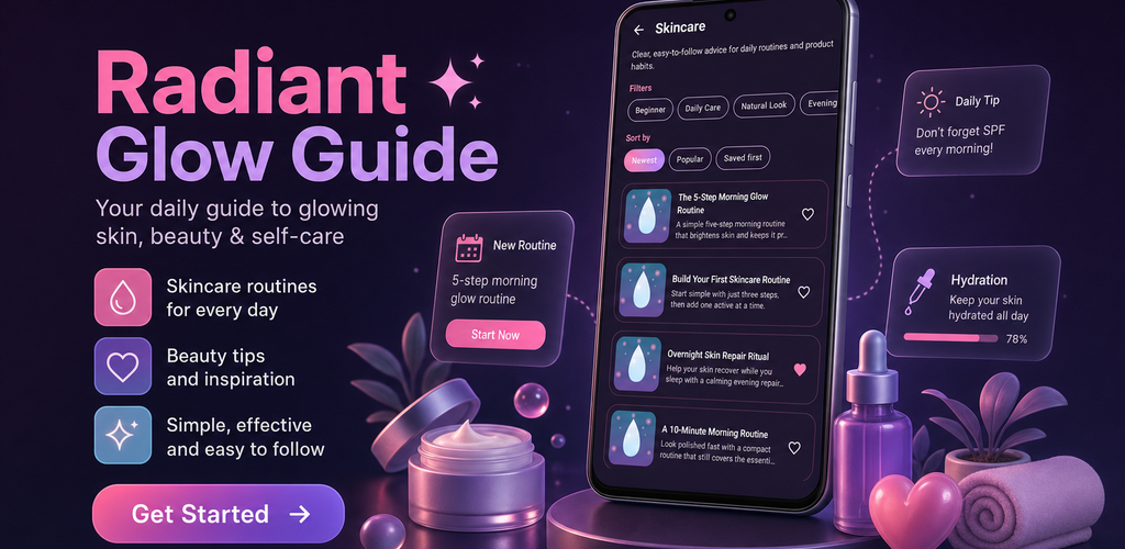 Radiant Glow Guide promotional banner